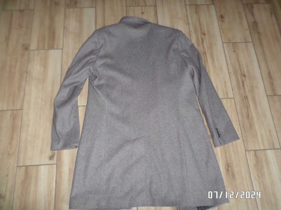 piękny firmowy płaszcz męski-rozmiar-M-STEEL&JELLY