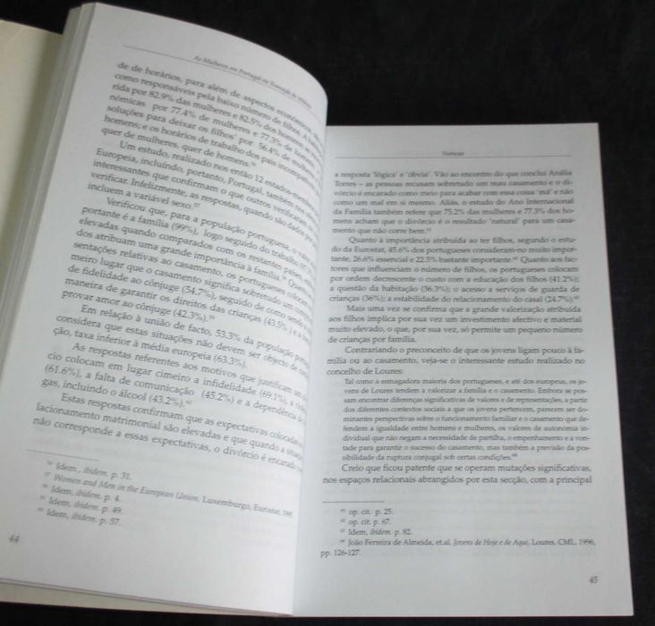 Livro As Mulheres em Portugal na transição do milénio Autografado