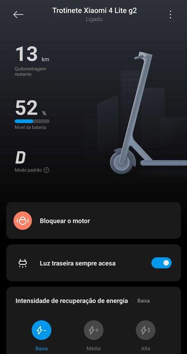 Trotinete Elétrica Xiaomi 4 Lite 2nd Gen - Como Nova / Apenas 419 km