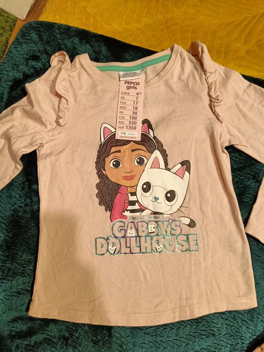 Koci domek Gabi arystokraci kotki hello kitty 110 116 bluzka spódnica