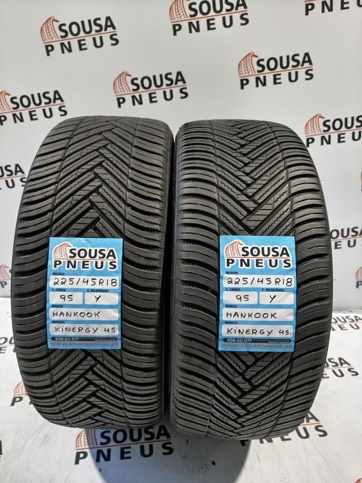 2 pneus semi novos 225-45R18 Hankook - Oferta dos portes