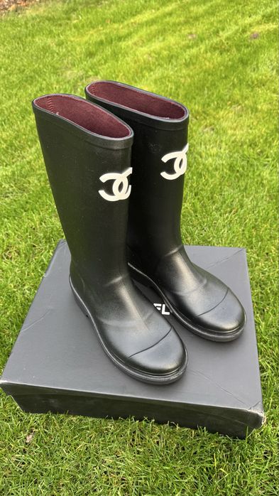 Kaloszy Premium  kozaki Chanel buty