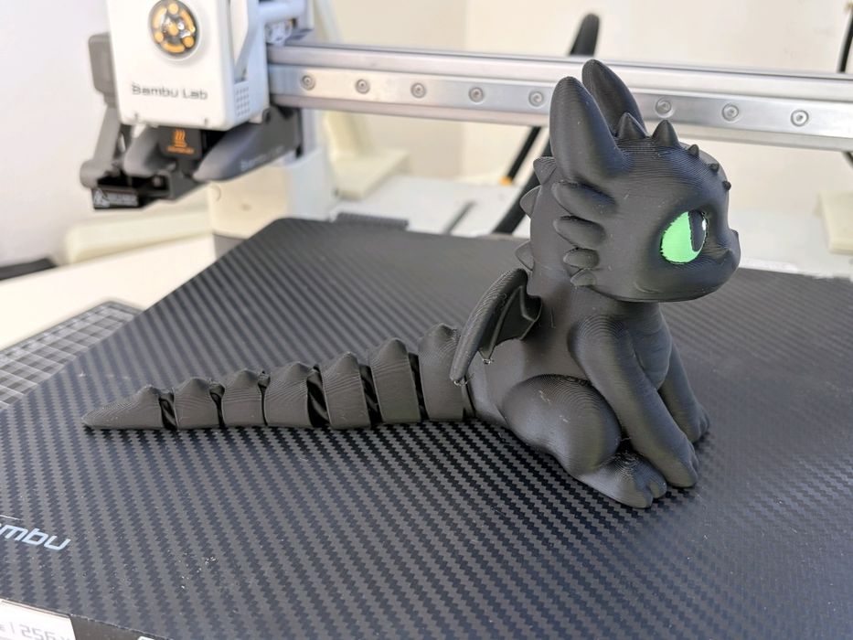 Smok 3d model druk 3d