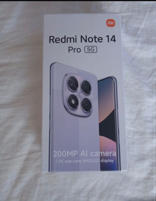 Redmi Note 14 Pro 5G 256GB / 8GB RAM - Midnight Black - NOVO / Fatura Auchan