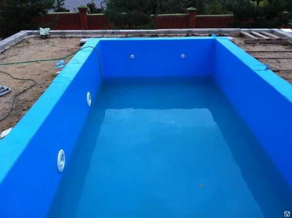 Пленка для бассейна. Монтаж лайнера для басейна.