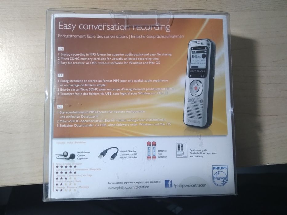 Mini gravador Philips