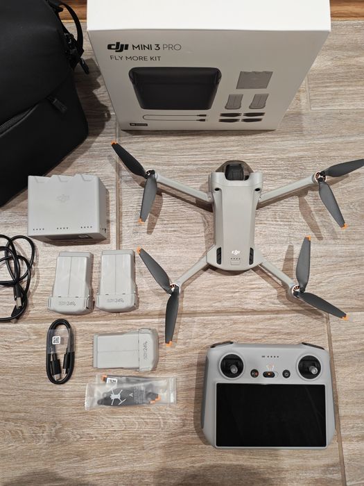 Dji Mini 3 PRO Fly more - kontroler RC, 3 baterie