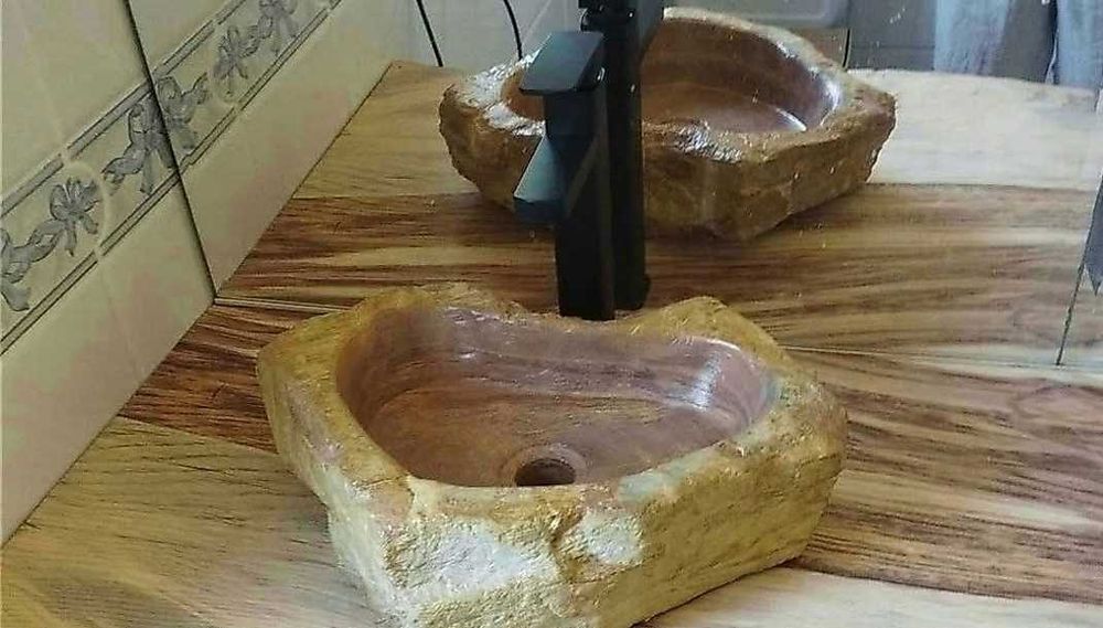 Lavatórios wc em pedra natural e xisto