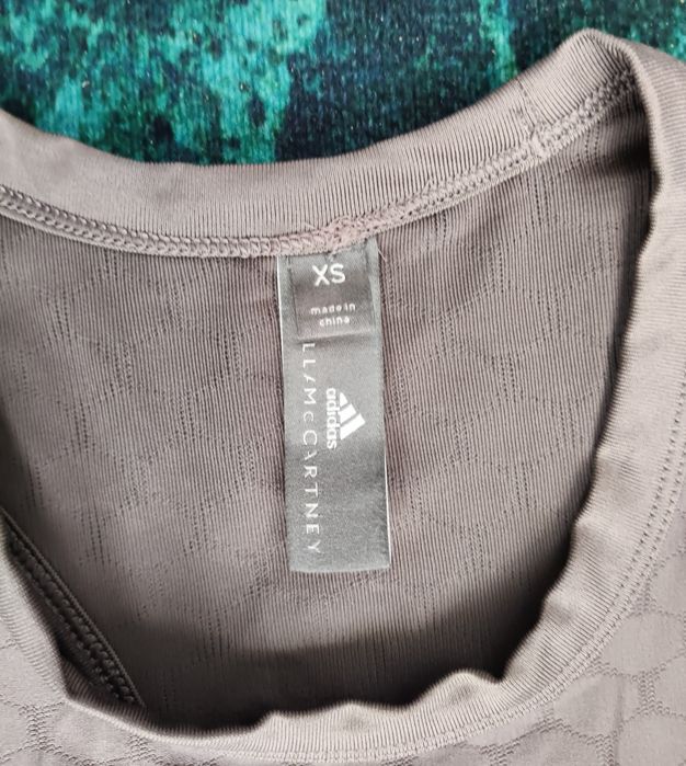 Adidas by Stella McCartney żakardowy top rozm XS