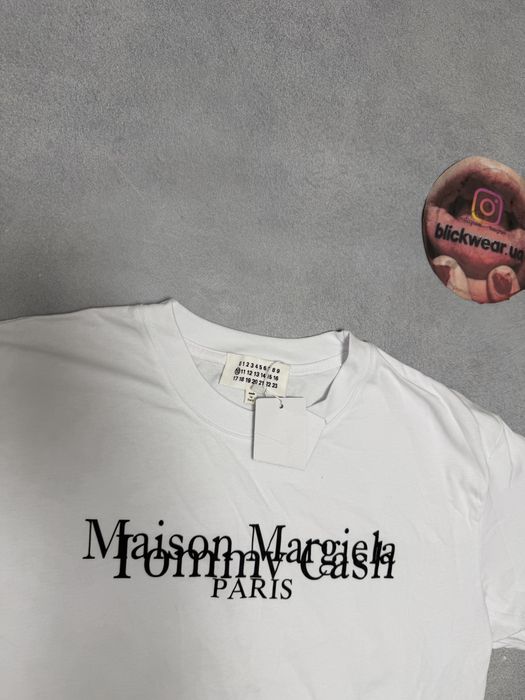 футболка Maison Margiela X tommy cash tee white M L vetements balencia