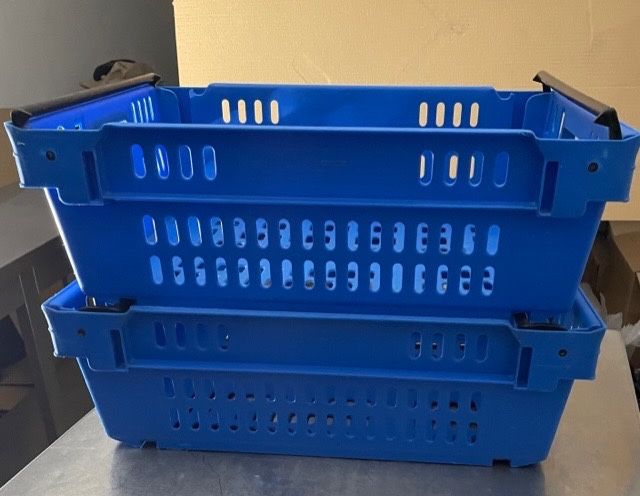 Cestos empilháveis - alimentares