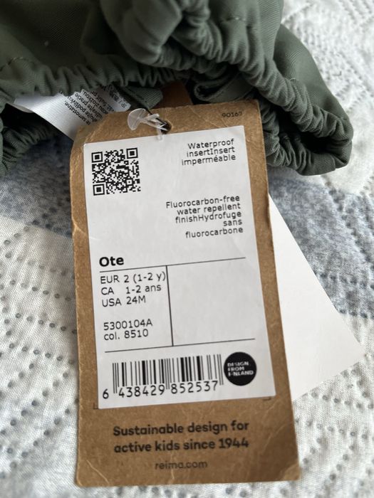 Зимові рукавиці reima 2 розмір