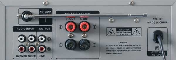 MUSICA AMBIENTE LOJAS - Conjunto Completo - Amplificador e Colunas