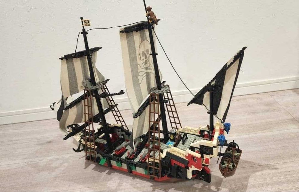 Lego Piraten Skull's Eye Schoner 6286 von 1993 корабль лего