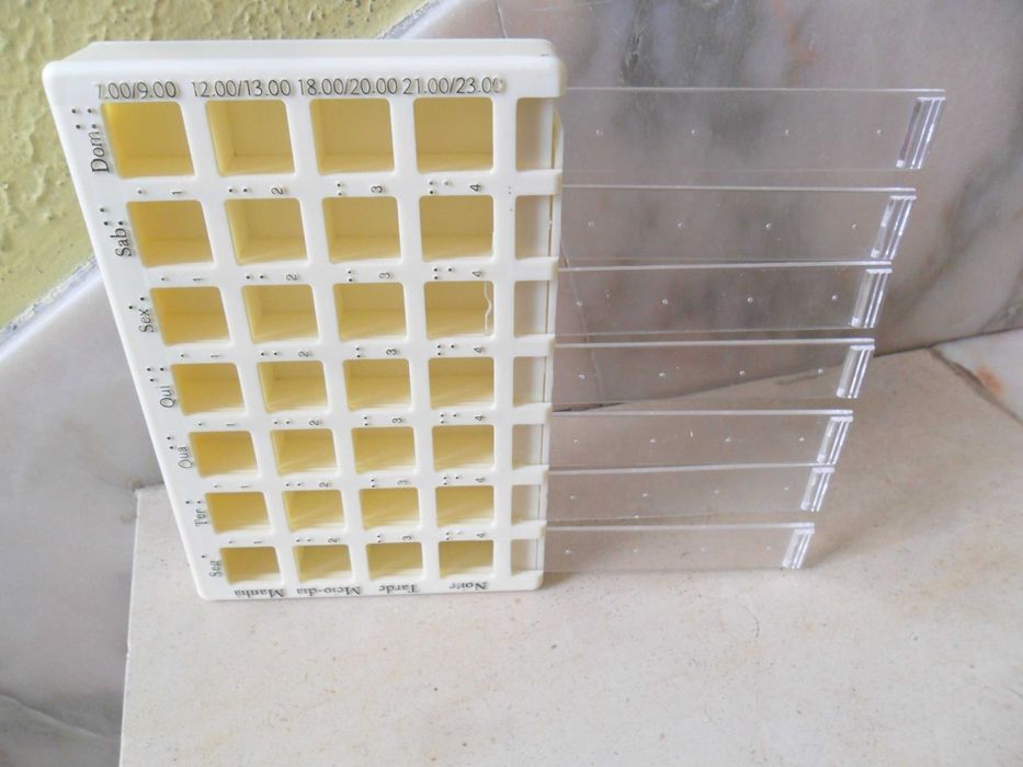 Caixas para  comprimidos e outros