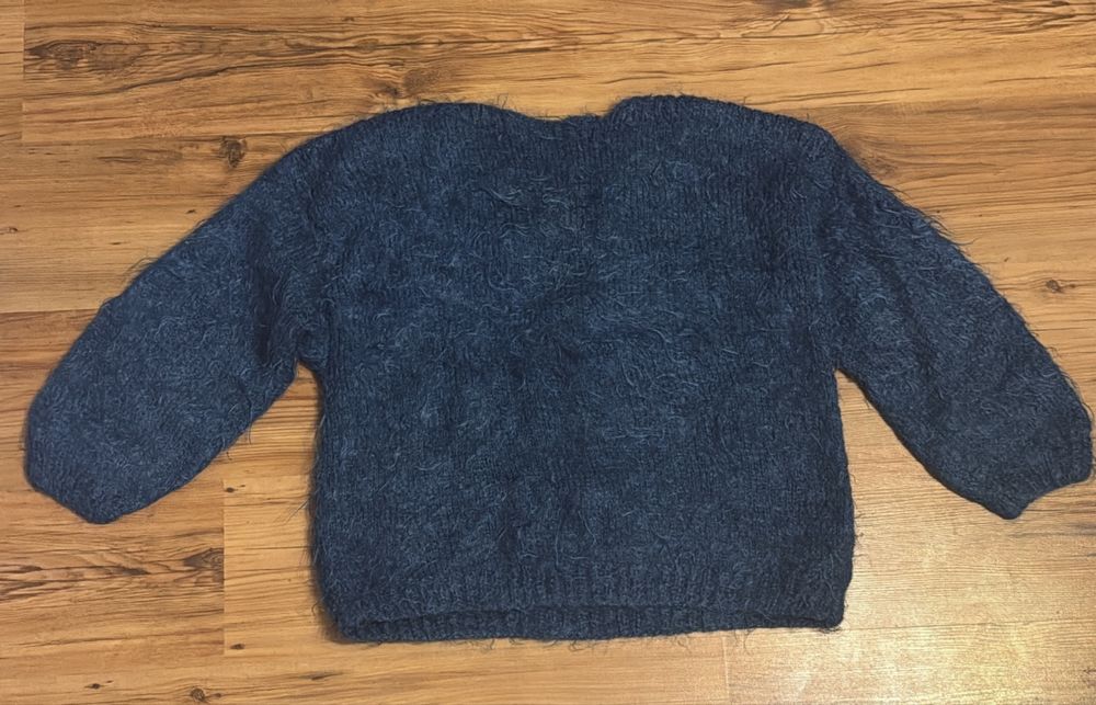 Vintage sweter lata 80 uniwersalny ciepły