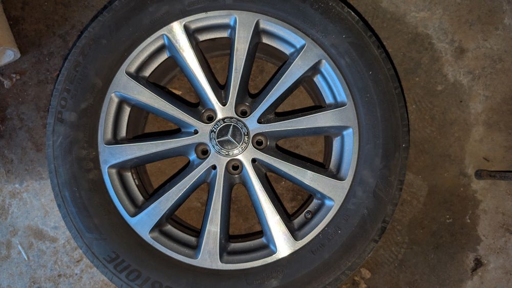 Jantes 17 5x112 Originais Mercedes com pneus