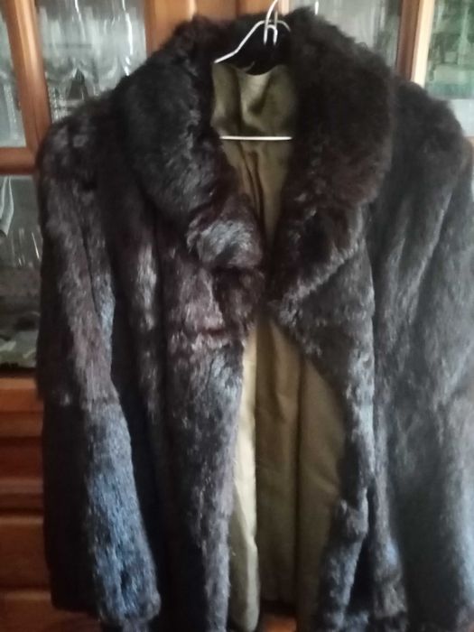 Casaco em pele animal