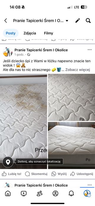 Pranie tapicerki