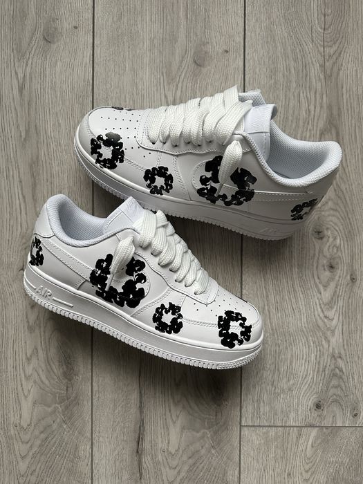 Кастомні кросівки Nike Air Force 1 Low Denim Tears