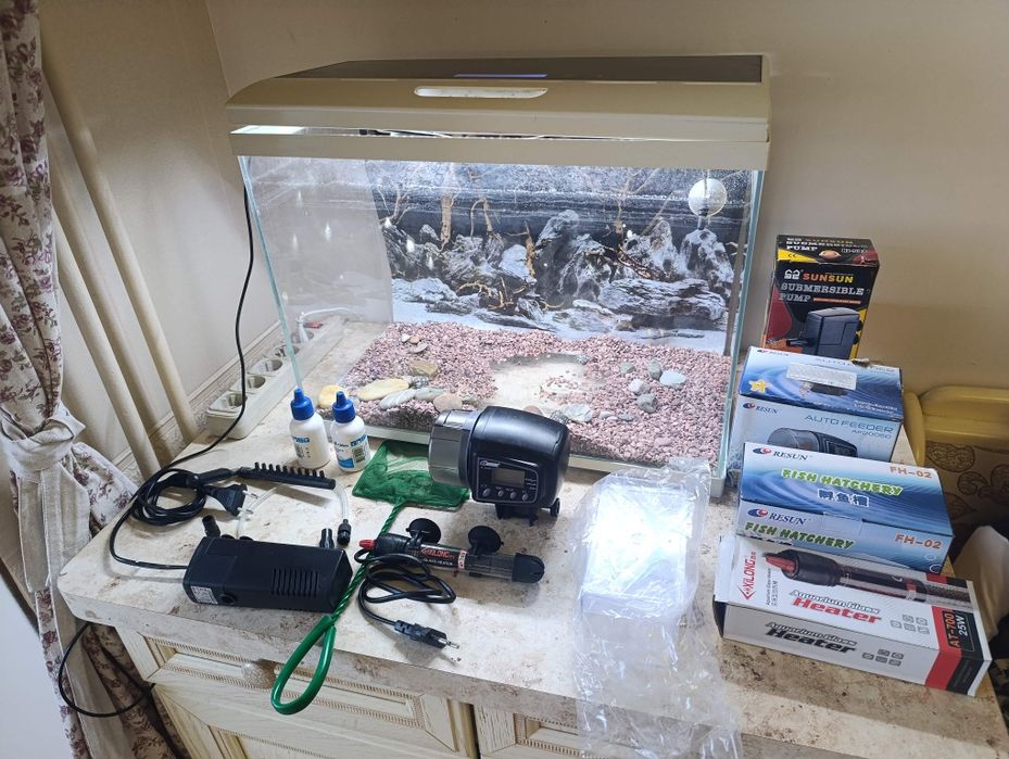 Акваріум SunSun 30л 50,5х25,5х40см з усім