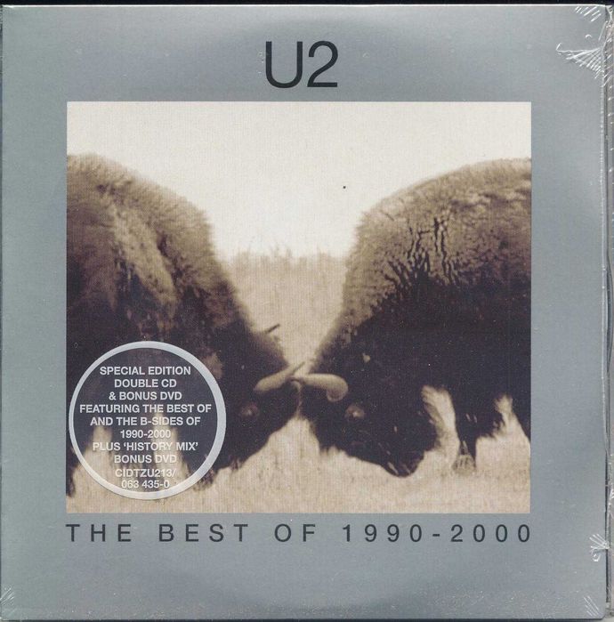 U2 ‎- The Best of 1990 a 2000 & B-Sides (2 CD + DVD) (novo)