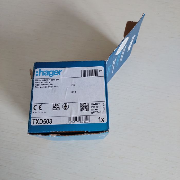 Hager TXD503 czujnik detektor ruchu