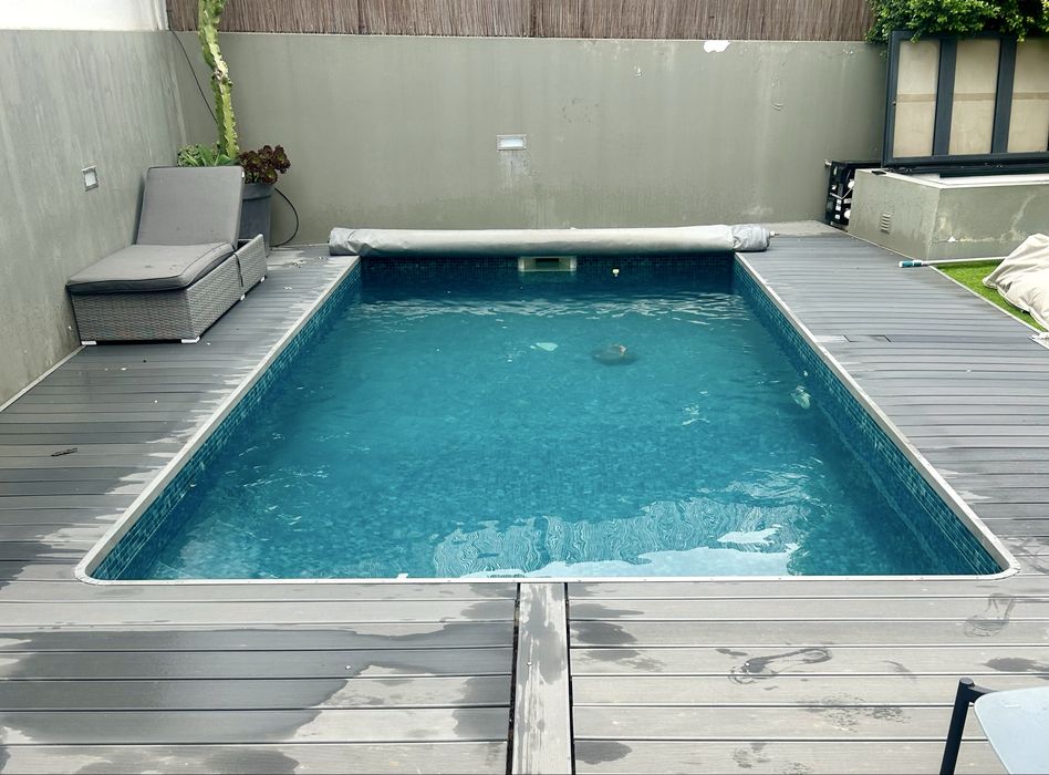Cobertura de segurança para piscina