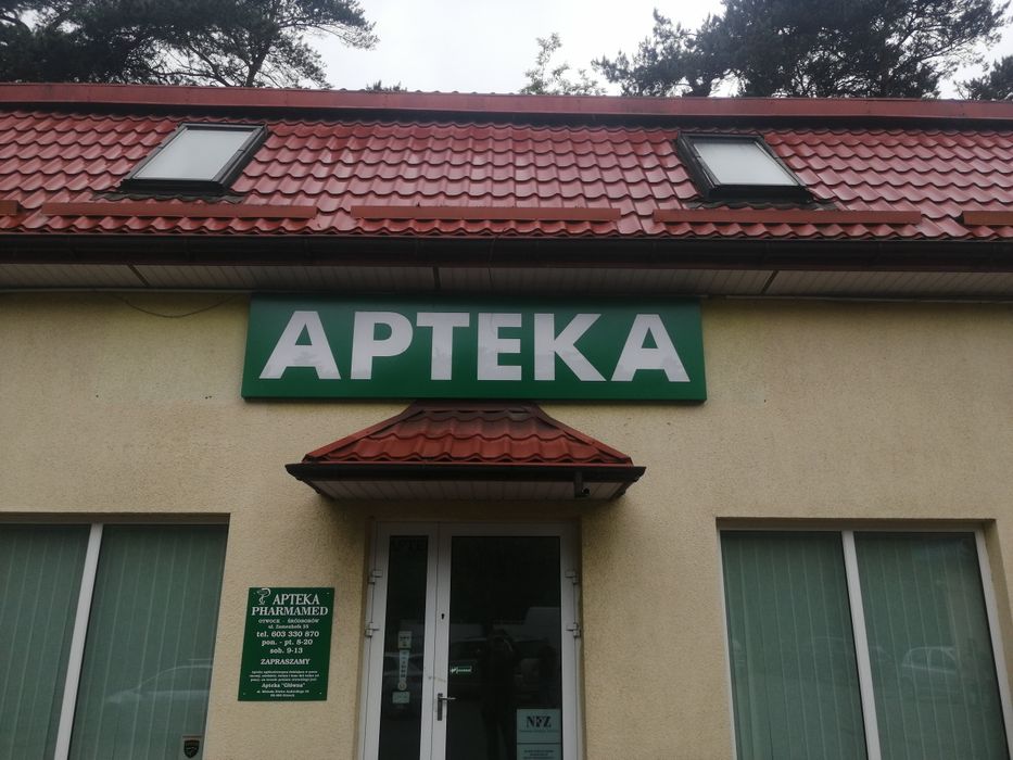 Kaseton  z dibondu  Apteka led