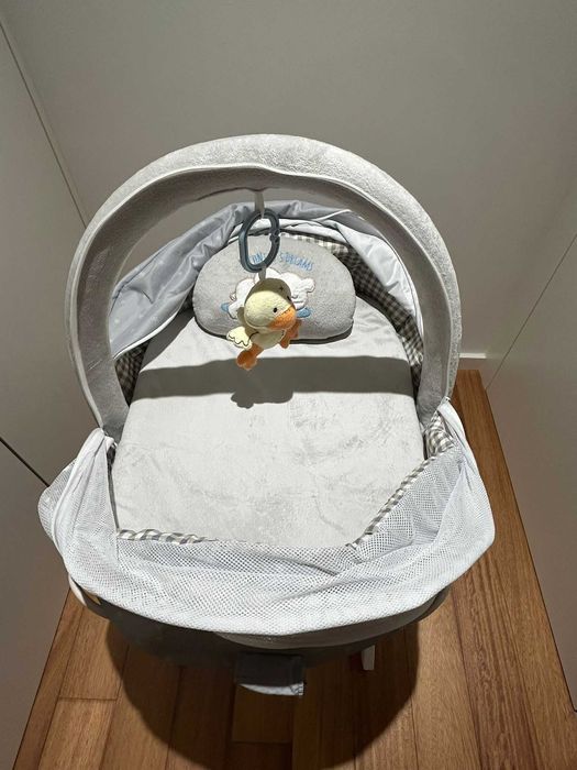 Alcofa Bébe + Suporte + Kit lençóis (NOVO)
