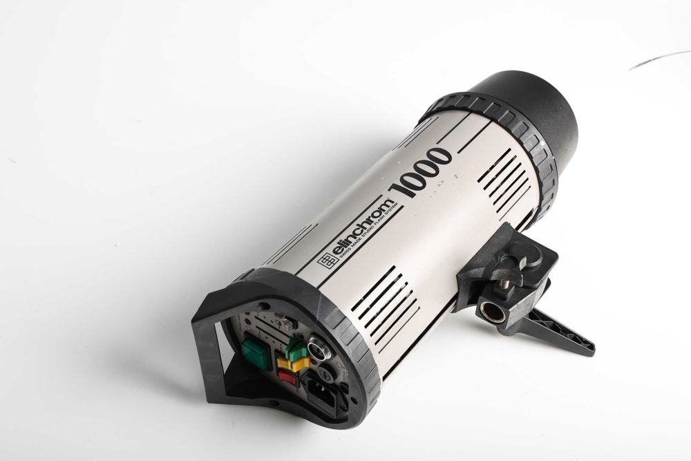 Iluminação flash de estúdio elinchrom 3 cabeças