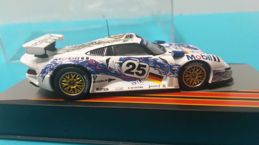 Porsche 911 GT1 #25: 24h LM 1996 (2ºlug)-Miniatura escala 1/43