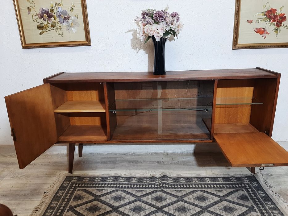 Komoda vintage po pełnej renowacji | styl mid-century | olejowane drew