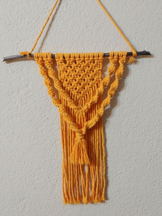 Paineis de macramé
