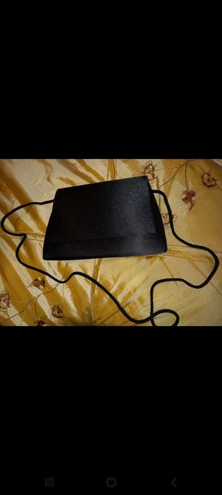 Pochete de cerimónia, preta.