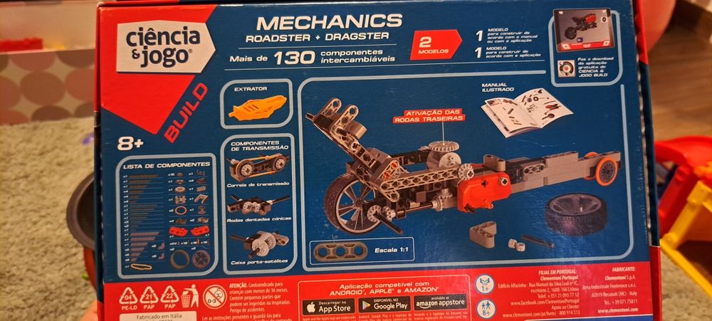 Mota lego montar ciência e jogo 8+