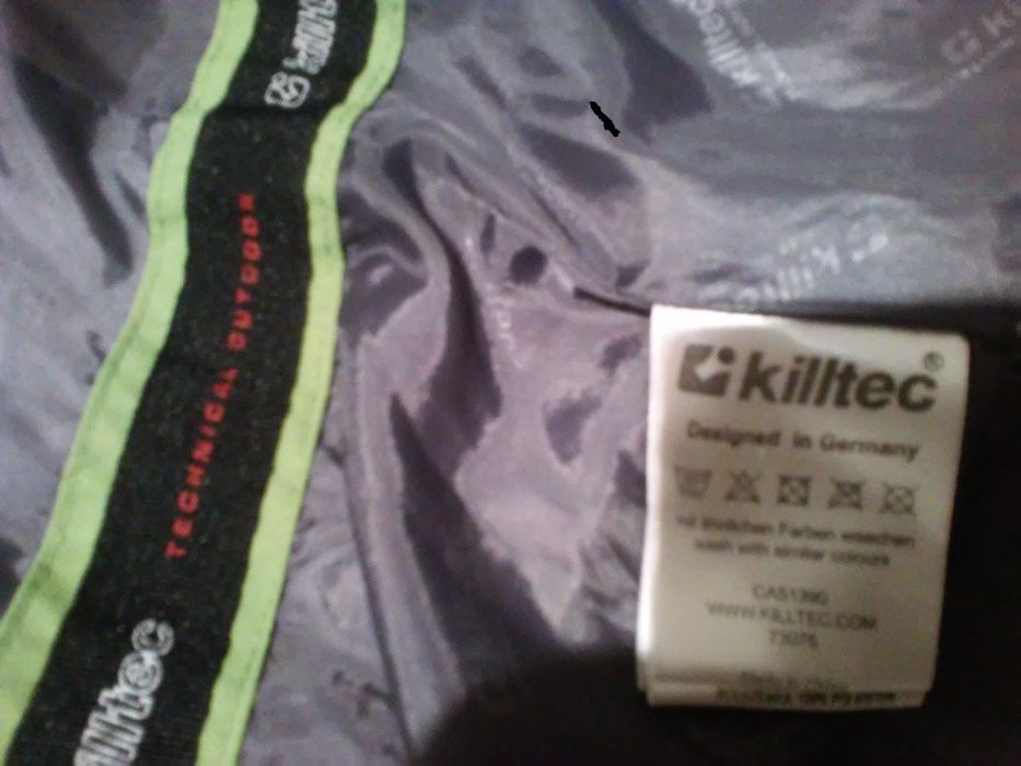 kurtka  termoaktywna KILLTEC Level 3, 8000mm, WYMIARY