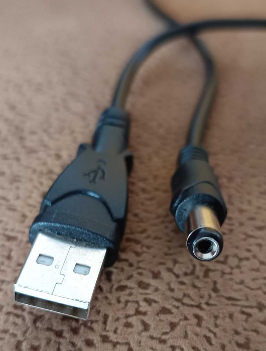 Kabel USB - DC długość 50cm