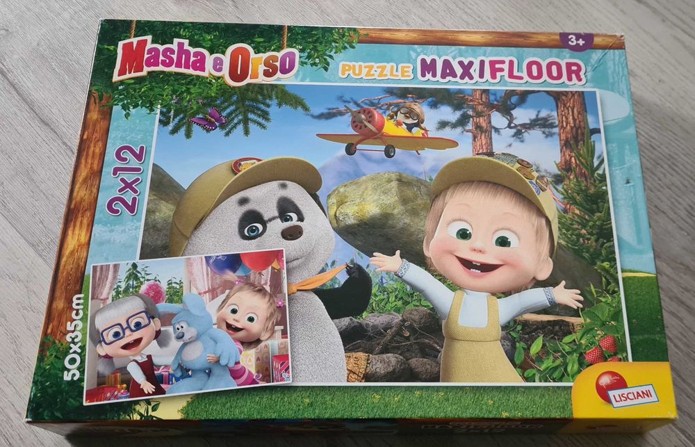 Puzzle Masza Lisciani 2 x 12