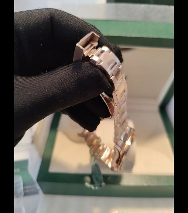 Relógio Rolex Daytona Rose Gold  7750 Vajloux ETA mais caixa