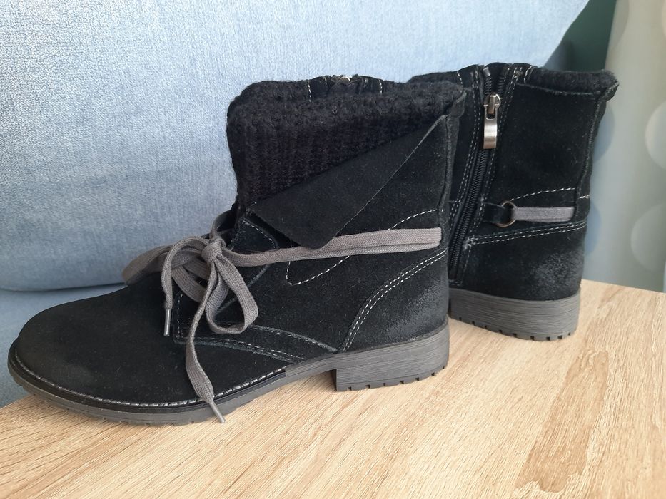 Buty Skórzane Damskie