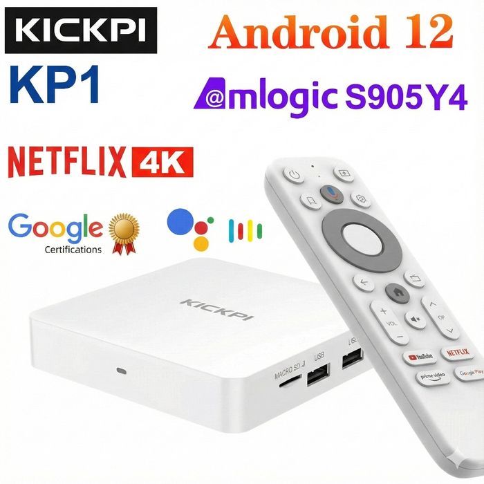KICKPI KP1 – топовий медіаплеєр для Megogo, Netflix та ігор у 4K