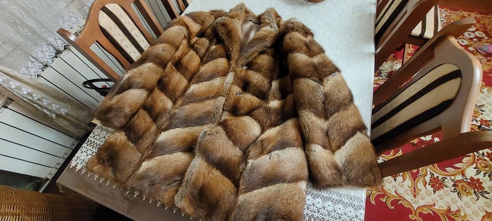 Futro damskie naturalne kozuch