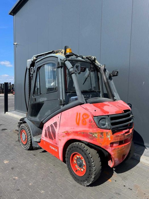 Wózek widłowy LINDE H40D, 2010 rok, Triplex, wolny skok.