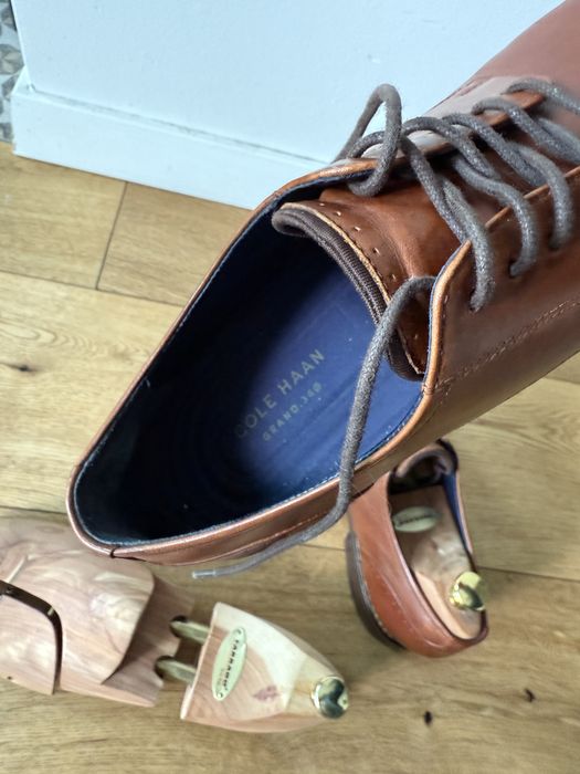buty skórzane, Oxford shoes Cole Haan Giraldo, 44, cap toe