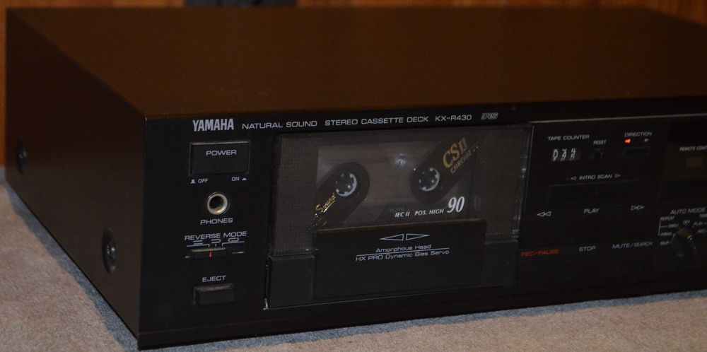 Yamaha KX-R 430 RS Magnetofon kasetowy z Reversem Dolby B  C  Japoński