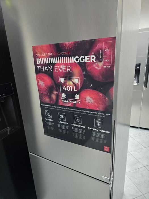 NOWA TEKA Lodówka NoFrost RBF 54650 SS gwar 2 lata P6