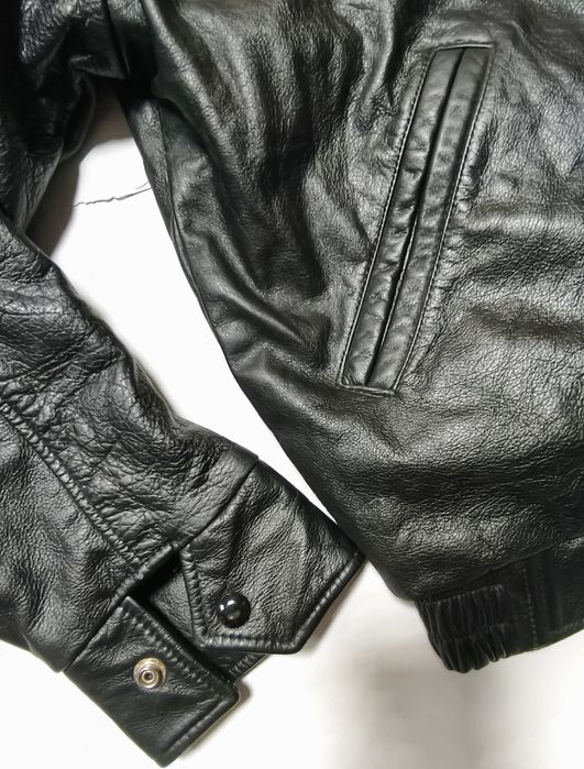 Кожаная куртка SHERWOOD Hockey,винтаж80еCanada 50p, exclusive.