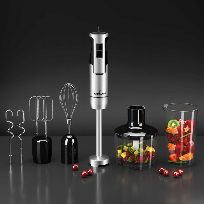 Mikser Ręczny Mocny Blender Wielofunkcyjny Do Smoothie I Zup NOWY
