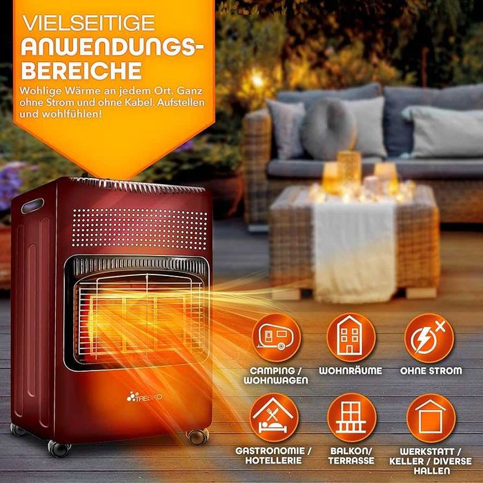 TRESKO Grzejnik gazowy 4200 W